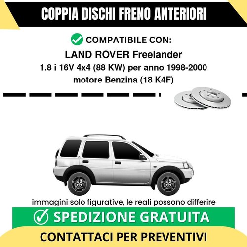 Coppia dischi freno anteriori - dischi,