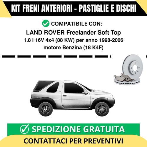 Kit freni anteriori land - kit,